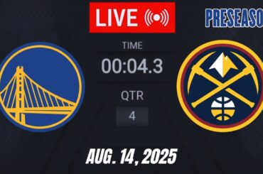 NBA LIVE! Denver Nuggets vs Golden State Warriors August 14, 2025 Full Gameplay 2K26 Preseason