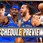 Knicks 2025-26 Schedule Release: Key Details & Dates!