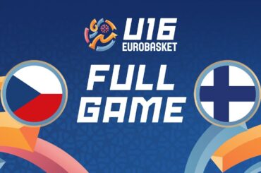 Group Phase | Czechia v Finland | Full Basketball Game | FIBA U16 Women's EuroBasket 2025