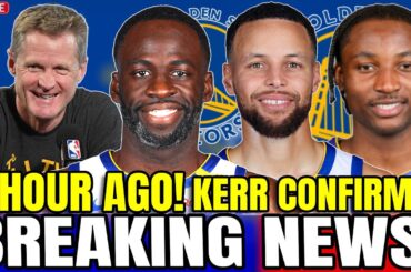🏀 WARRIORS JUST ANNOUNCED! STEVE KERR CONFIRMS SURPRISING DECISION! GOLDEN STATE WARRIORS NEWS #nba