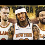 NEW LOOK HAWKS vs KNICKS - Jordan CLARKSON - Kristaps PORZINGIS - Road to NBA 2K26