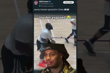 Harden's secret has been exposed? #nba