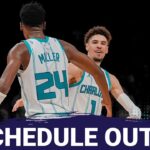 Hornets' Schedule RELEASED! Favorable? Should LaMelo Get More National TV LOVE? UNC Great Signed
