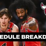 Chicago Bulls FULL SCHEDULE Breakdown and Win / Loss Predictions! | CHGO Bulls Podcast