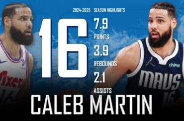 Caleb Martin || 2024-2025 Dallas Mavericks/Philadelphia 76ers Highlights