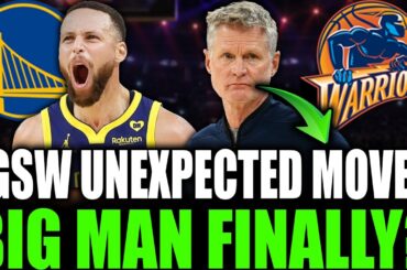 GOLDEN STATE HUGE NEWS! 🚨 WARRIORS FINALLY GET BIG MAN? KERR’S CONFIRMATION SHOCKS!