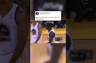 Draymond's first ever technical 🤯