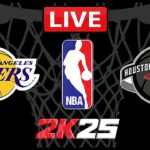 NBA Live! Los Angeles Lakers vs Houston Rockets | Durant vs LeBron | rockets vs lakers | NBA 2K25