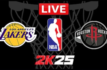 NBA Live! Los Angeles Lakers vs Houston Rockets | Durant vs LeBron | rockets vs lakers | NBA 2K25