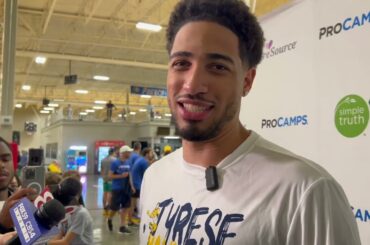 Indiana Pacers Tyrese Haliburton Speaks at Youth Camp | First Interview Since Injury with Indy Media