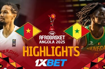 Cameroon 🇨🇲 vs Senegal 🇸🇳 | 1XBET Highlights | #AfroBasket 2025