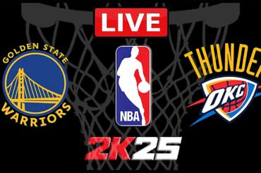 NBA Live! Golden State Warriors vs Oklahoma Thunder | Curry vs Shai | Thunder vs Warriors | NBA 2K25