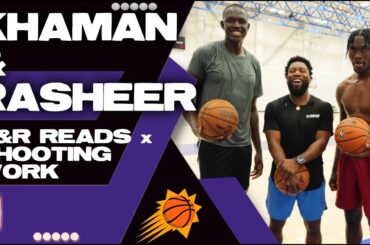 Phoenix Suns Rookies Khaman Maluach & Rasheer Fleming work P&R reads + Shooting