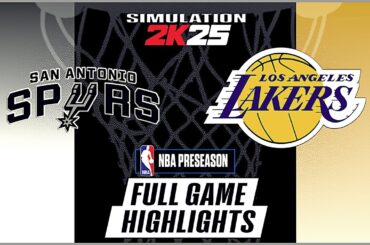 SPURS  vs  LAKERS  |  NBA Full Game Highlights  |  PRESEASON  |  NBA 2K