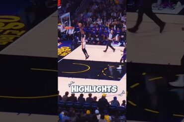 Thompson Shows Off Speed and Throws Down Dunk! | Lakers vs Pistons | NBA 2024 Highlights #nba