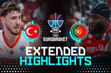 Türkiye 🇹🇷 vs Portugal 🇵🇹 | Extended Highlights | FIBA EuroBasket 2025