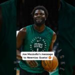 Joe Mazzulla's advice to Neemias Queta | Bobby Manning Exclusive #shorts