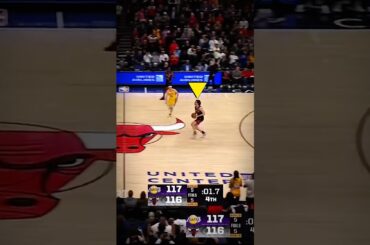 12 Seconds, Down 5… The Ending Nobody Expected 😱 Lakers vs Bulls #nba #shorts