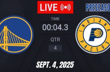NBA LIVE! Golden State Warriors vs Indiana Pacers I September 4, 2025 Full Gameplay 2K26 Preseason