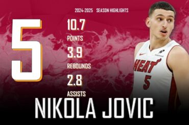 Nikola Jovic || 2024-2025 Miami Heat Highlights