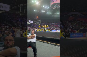 No. 1 NBA draft pick Zaccharie Risacher.  #basketball #nba #eurobasket2025