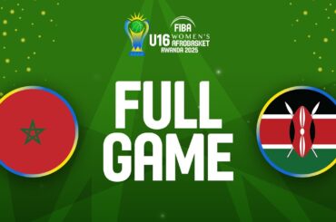 Group Phase | Morocco v Kenya | Full Basketball Game | FIBA U16 Women's AfroBasket 2025