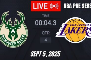 NBA LIVE! Los Angeles Lakers vs Milwaukee Bucks | September 5, 2025 | Bucks vs Lakers 2K26 Live