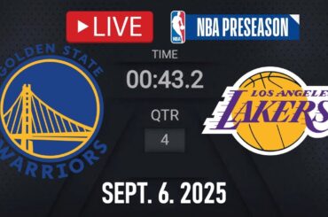 NBA LIVE! Golden State Warriors vs Los Angeles Lakers LIVE | September 6, 2025 | NBA PRESEASON 2K26