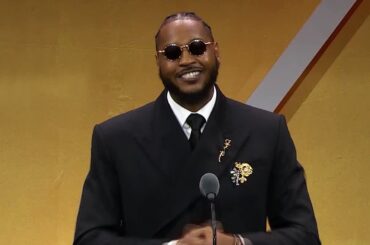 Carmelo Anthony's Basketball Hall of Fame Enshrinement Speech