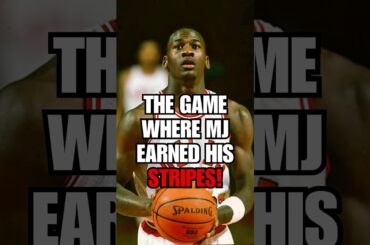 NBA legends tell a story of the game where Michael Jordan EARNED his stripes in the NBA!🔥 #shorts