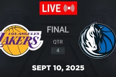 NBA LIVE! Los Angeles Lakers vs Dallas Mavericks September 10, 2025 | 2025 NBA Season Live 2K