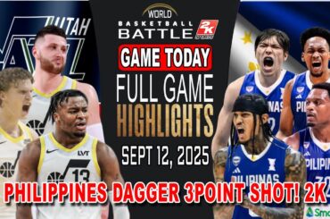 GILAS PILIPINAS vs UTAH JAZZ GAME TODAY September 12, 2025 - Philippines Shocking Buzzer-Beater! 2k