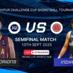 SEMIFINAL || YOUNG ORIONS VS INDIAN ARMY || 1st Jodhpur Challenge Cup Basketball Tournament 2025