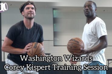 Washington Wizards Corey Kispert Training Session W/ Coach Pierre Newton