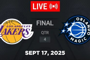NBA LIVE! Los Angeles Lakers vs Orlando Magic September 17, 2025 | 2025 NBA Season Live 2K