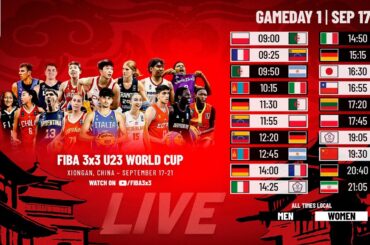 LIVE 🔴 FIBA 3x3 U23 World Cup 2025 | Gameday 1 - Session 5 | #3x3Basketball