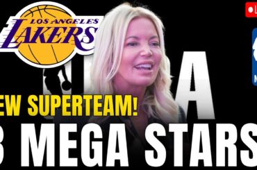 🚨MASSIVE BOMBSHELL IN L.A.!LAKERS BUILD A SUPERTEAM WITH 3 MEGA STARS  THAT WILL SHAKE THE NBA!