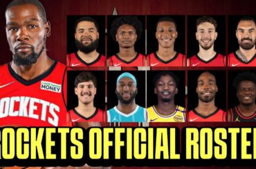 Houston Rockets OFFICIAL ROSTER! Magchampion kaya dahil kay Durant?