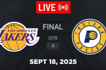 NBA LIVE! Los Angeles Lakers vs Indiana Pacers September 18, 2025 | 2025 NBA Season Live 2K