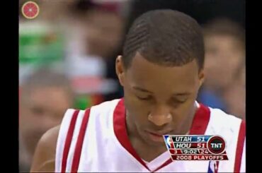 Throwback NBA Playoffs WCFR 2008.4.21 Utah Jazz at Houston Rockets G2