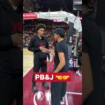 Trae & Jalen caught up at Summer League #atlantahawks #traeyoung #jalenjohnson #nba