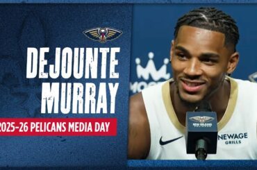 Dejounte Murray Interview from 2025 Pelicans Media Day | New Orleans Pelicans