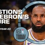 QUESTIONS for LeBron as he enters Year 23🔮 What will determine his Lakers future? | NBA Today