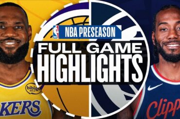 LAKERS vs CLIPPERS FULL GAME HIGHLIGHTS | September 23 | Clippers vs Lakers NBA Preseason 2K26