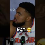 “I know I’m a lights out shooter but damn.” 😂 KAT at Knicks media day