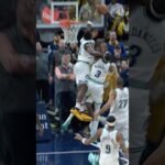 BLOCKED BY EDWARDS. #nba #minnesota #timberwolves #nbadefenseweek