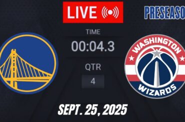 NBA LIVE! Golden State Warriors vs Washington Wizards I September 25, 2025  Wizards vs Warriors 2K