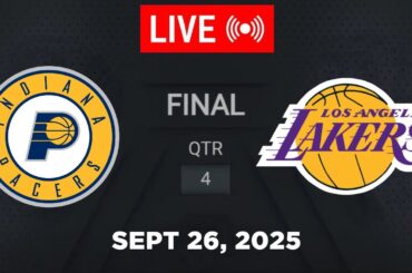 NBA LIVE! Los Angeles Lakers vs Indiana Pacers September 26, 2025 | 2025 NBA Season Live 2K