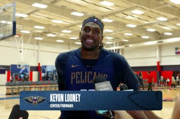 Kevon Looney on Camp Competition, Jordan Poole | Pelicans Training Camp 2025