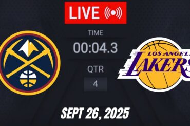 NBA LIVE! Denver Nuggets vs Los Angeles Lakers I NBA 2K26 September 26, 2025 DEN vs LAL 2K